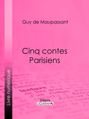 cover image of Cinq Contes Parisiens